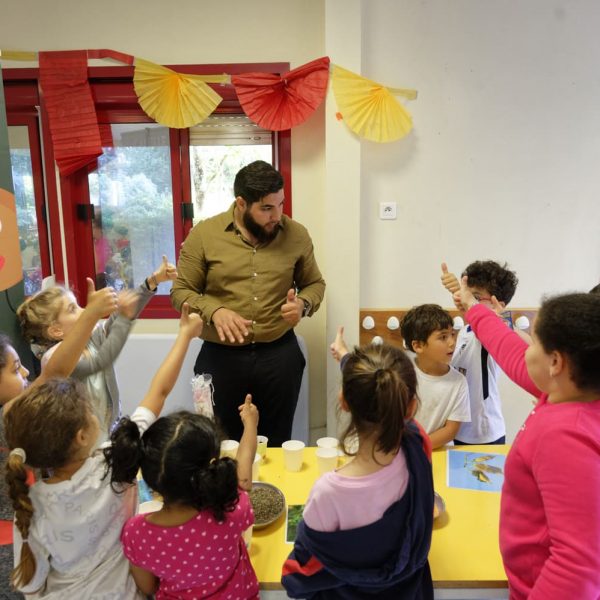 enfants satisfaits - animation lentilles