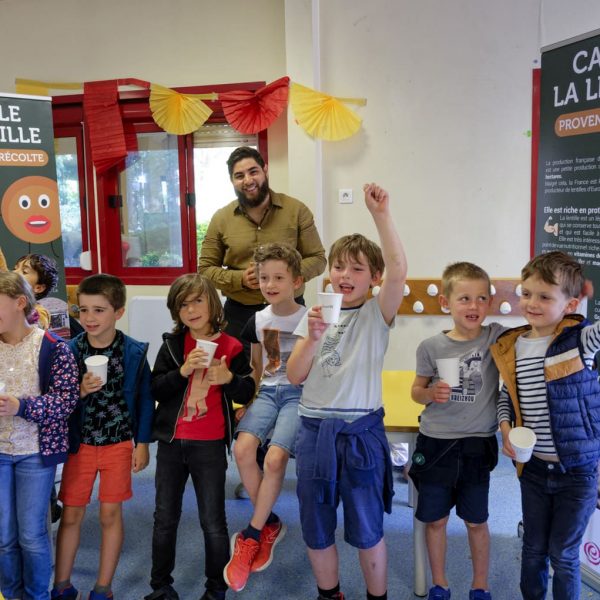 enfants - joie - lentille