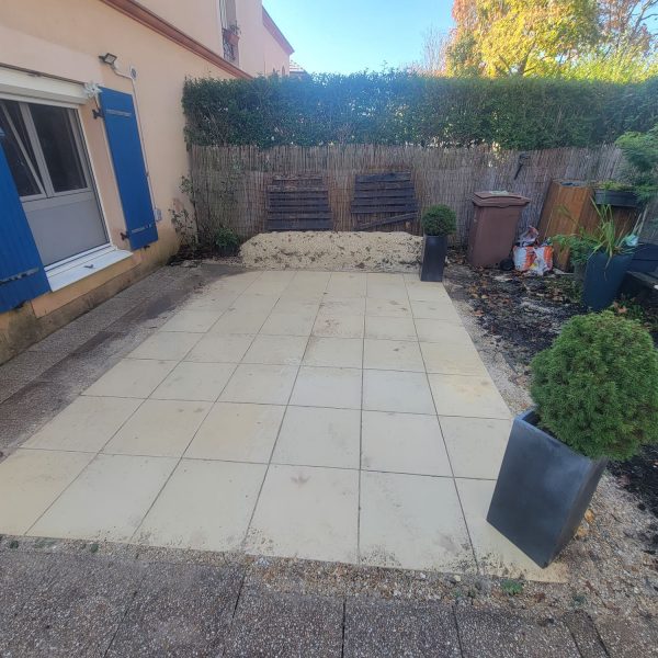création de terrasse en dalle